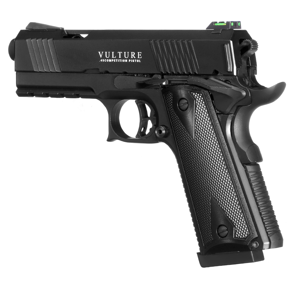 ICS BLE Vulture 1911 Vollmetall GBB 6mm BB schwarz Bild 8