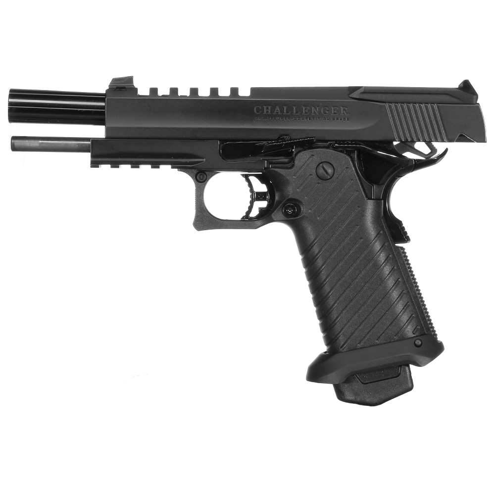 ICS BLE Hi-Capa Challenger m. Metallschlitten GBB 6mm BB schwarz Bild 2