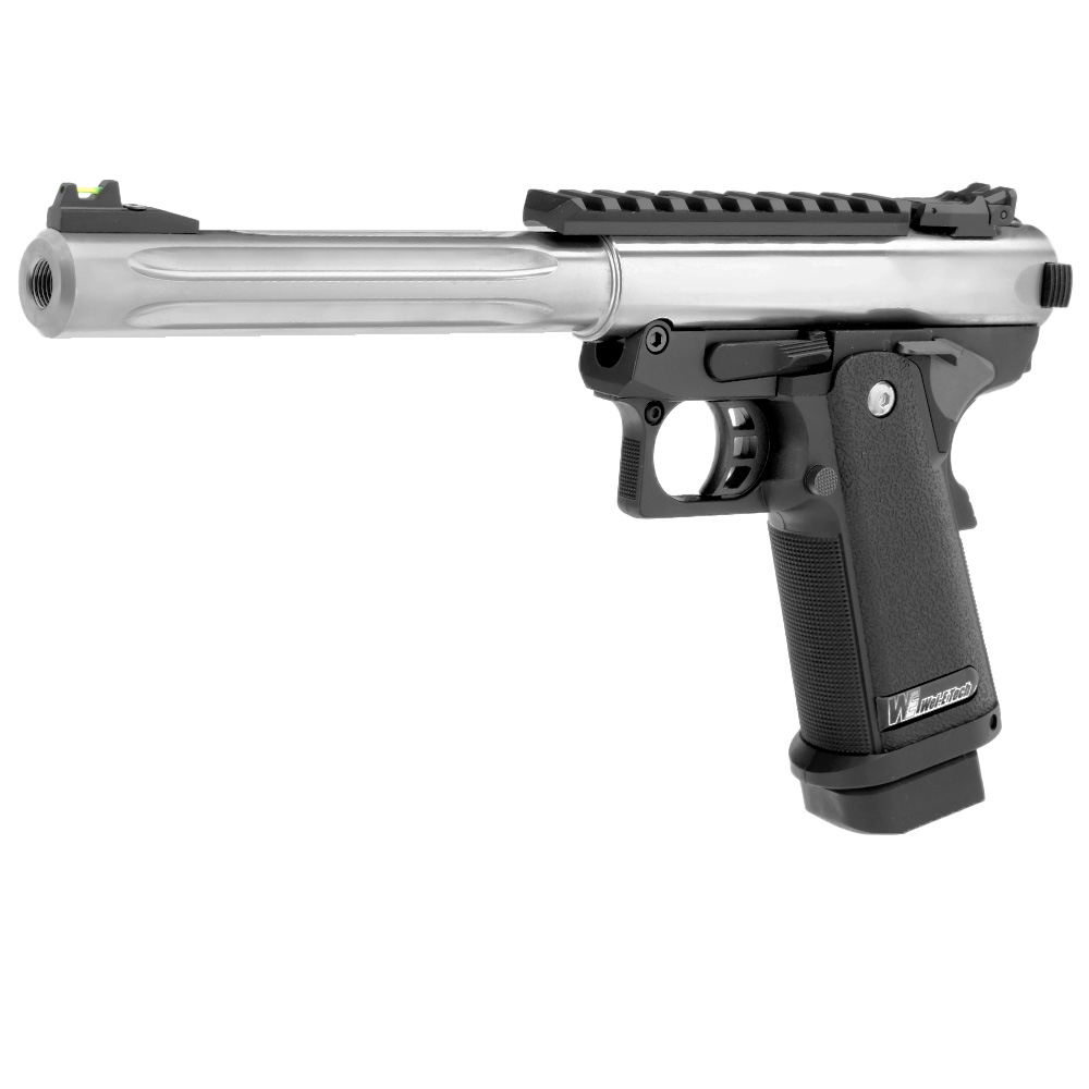 Wei-ETech Galaxy Hi-Capa 5.1 R-Frame Premium Metallschlitten GBB 6mm BB schwarz / silber - Long-Version