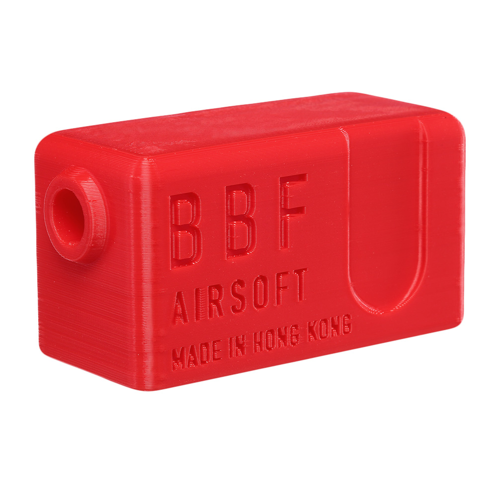 BBF Airsoft Speedloader Adapter f. Tokyo Marui AKM GBB Magazine rot