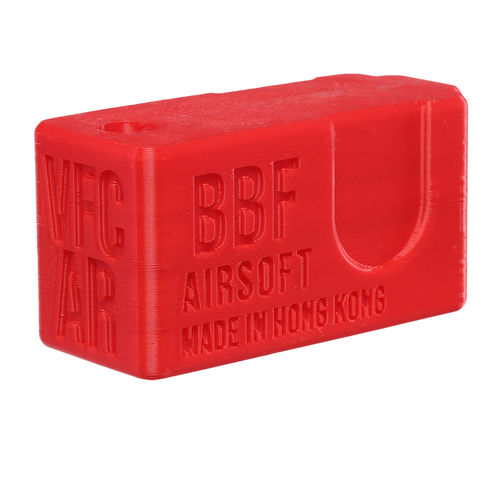 BBF Airsoft Speedloader Adapter f. VFC M4 / M16 GBB Magazine rot