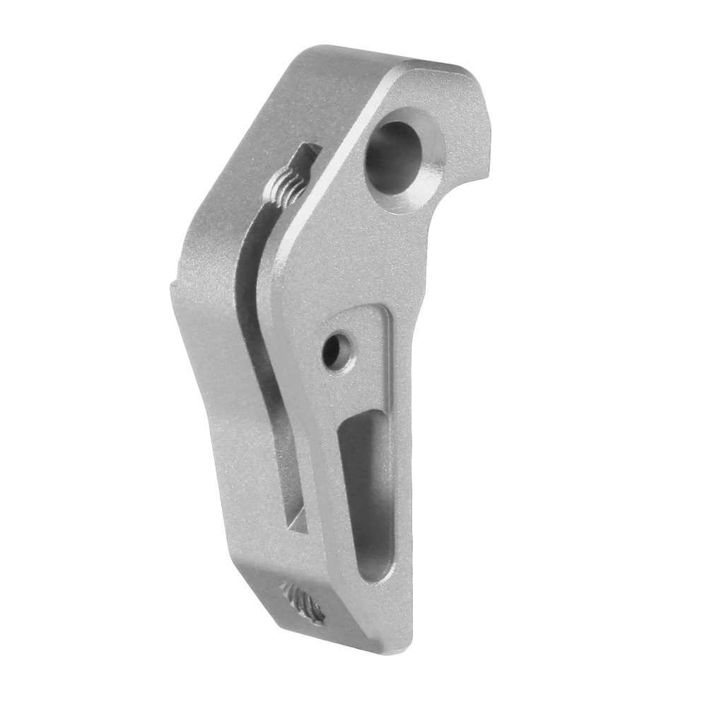 TTI Airsoft CNC Aluminium Tactical Abzug einstellbar f. G-Style / AAP-01 GBB Pistolen silber Bild 2