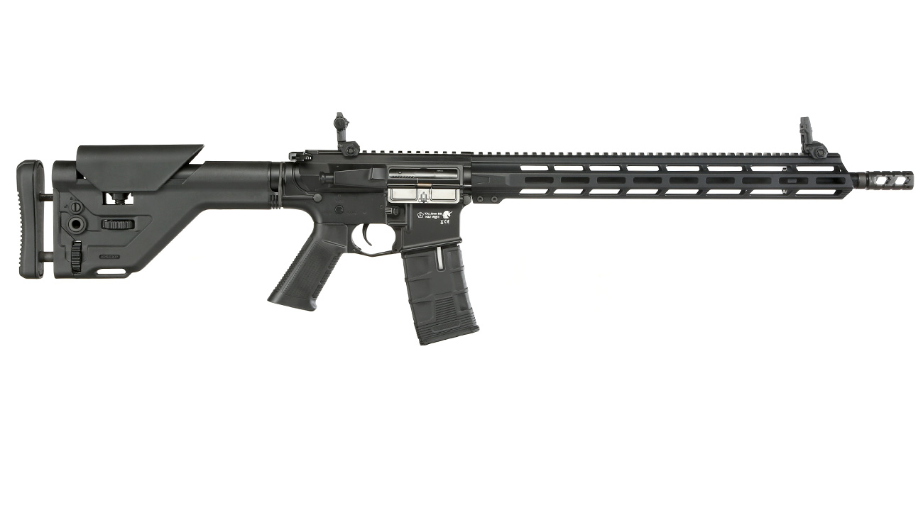 ICS CXP-MMR DMR mit UKSR Precision Stock Vollmetall EBB Mosfet S-AEG 6mm BB schwarz Bild 2