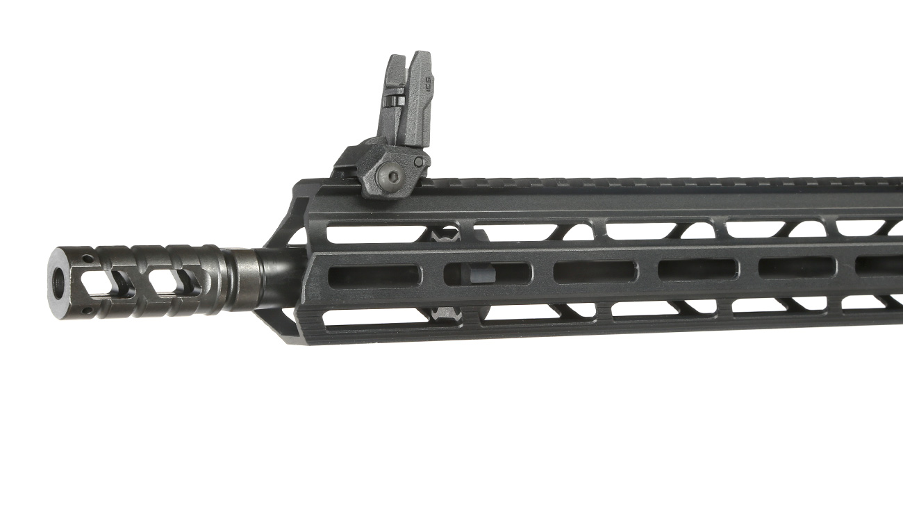 ICS CXP-MMR DMR mit UKSR Precision Stock Vollmetall EBB Mosfet S-AEG 6mm BB schwarz Bild 5