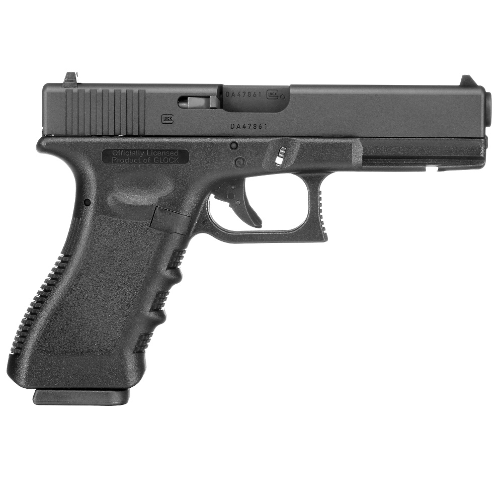 Glock 17 Gen. 3 Airsoft CNC Aluminiumschlitten GBB 6mm BB schwarz Bild 3
