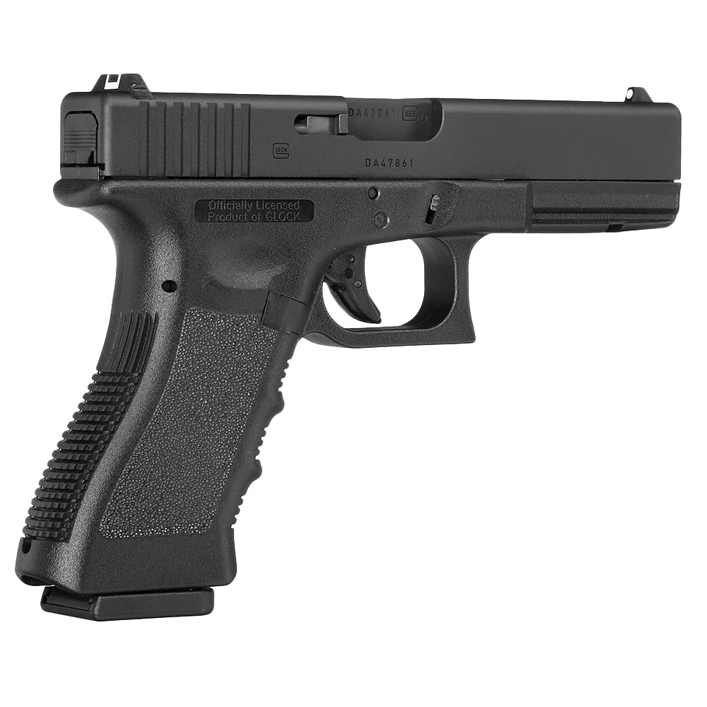 Glock 17 Gen. 3 Airsoft CNC Aluminiumschlitten GBB 6mm BB schwarz Bild 4