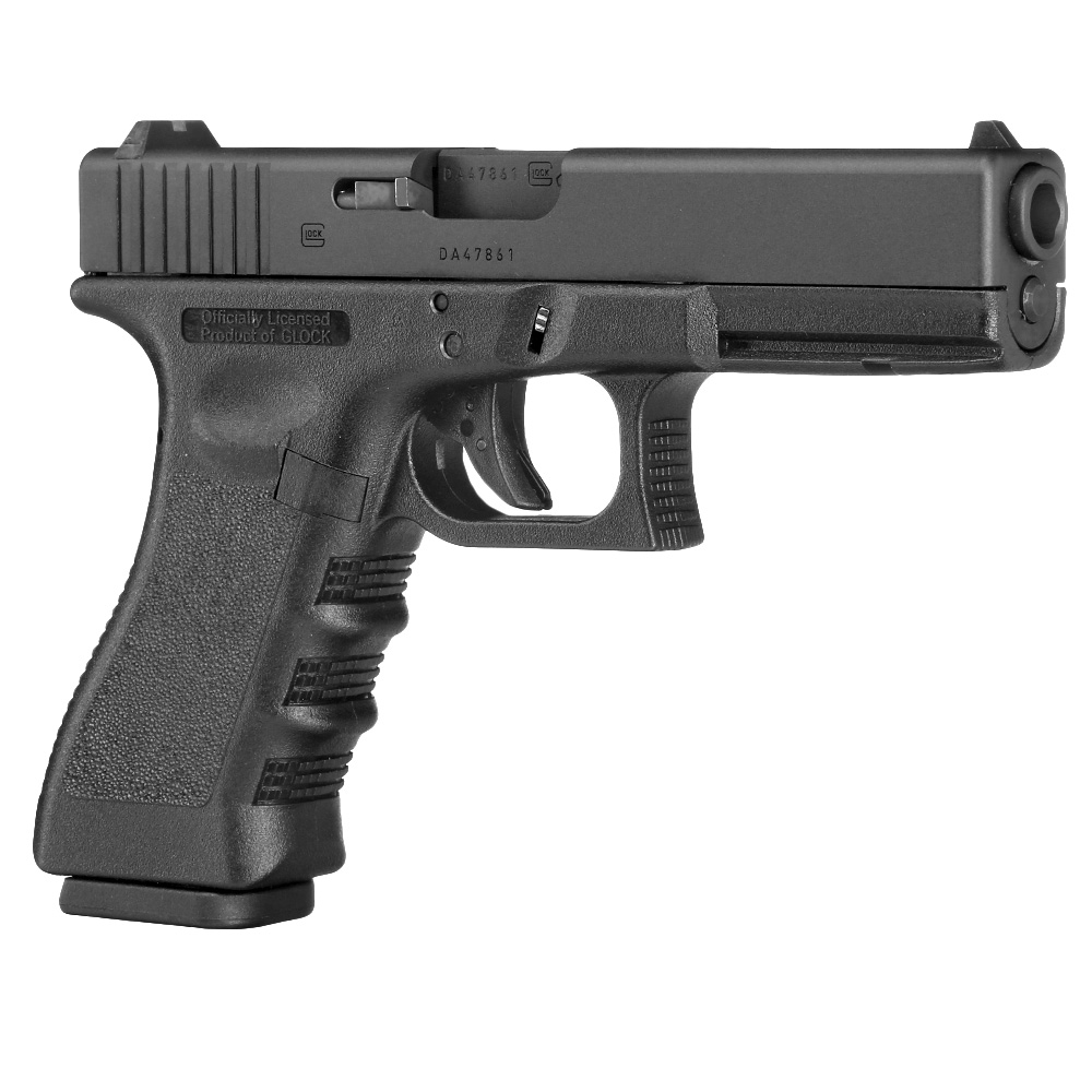 GHK Glock 17 Gen. 3 CNC Aluminiumschlitten GBB 6mm BB schwarz Bild 7