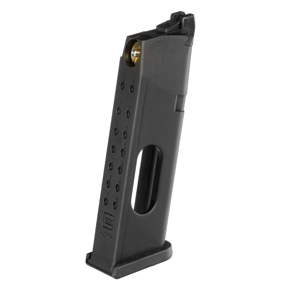 GHK Glock 17 Gen. 3 Magazin 20 Schuss schwarz - CO2 Version Bild 1