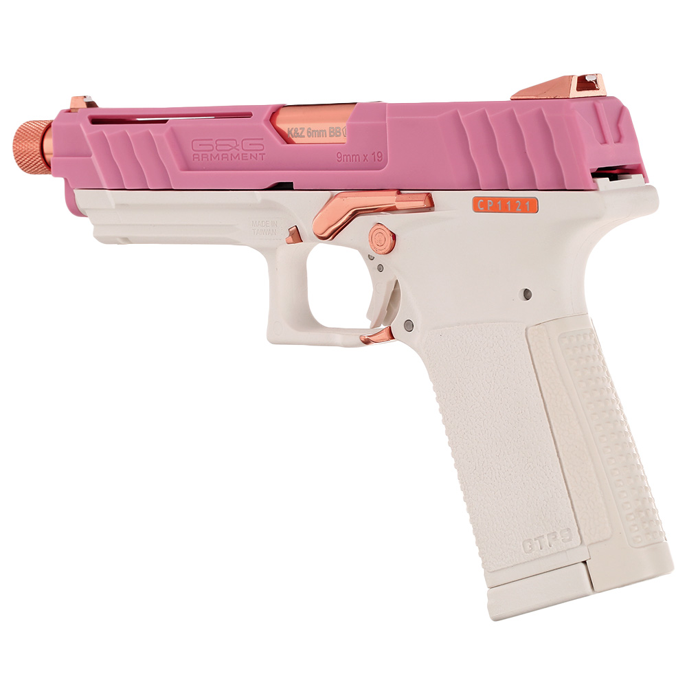 G&G GTP9 Polymer GBB 6mm BB Rose Gold Edition inkl. Pistolenkoffer Bild 10