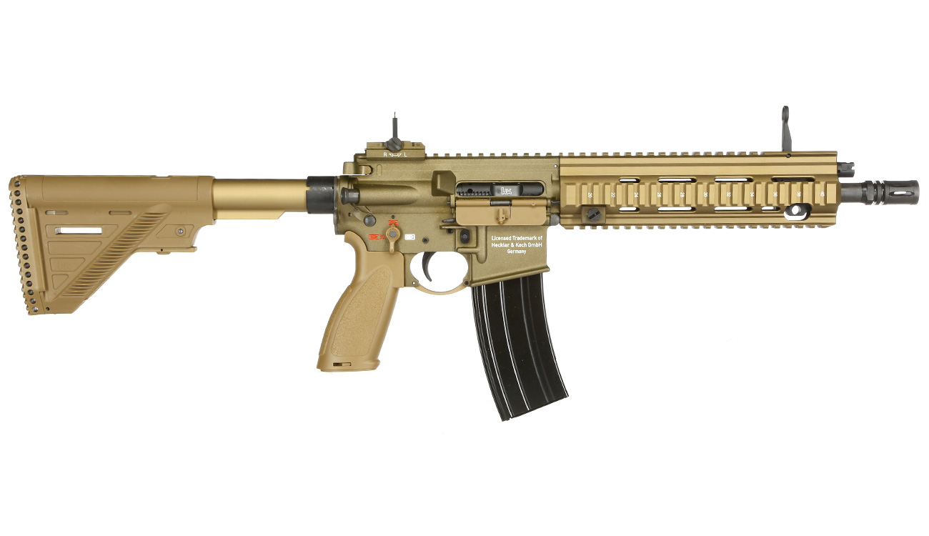 Heckler & Koch HK416 A5 Vollmetall Gas-Blow-Back 6mm BB RAL 8000 grnbraun - Generation 3 Bild 2