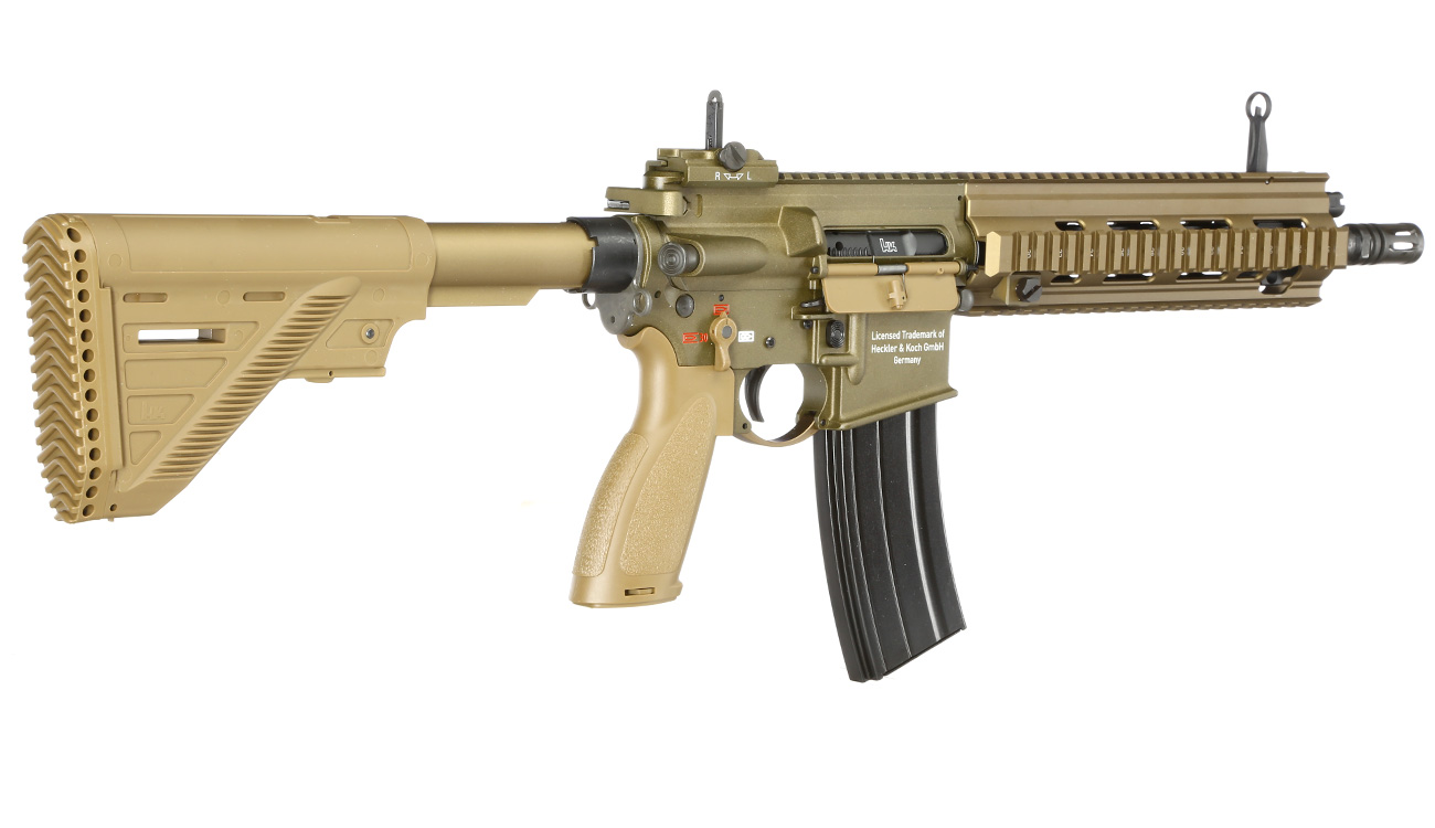 Heckler & Koch HK416 A5 Vollmetall Gas-Blow-Back 6mm BB RAL 8000 grnbraun - Generation 3 Bild 3