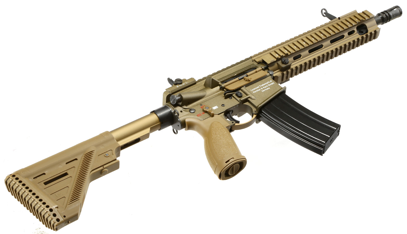 Heckler & Koch HK416 A5 Vollmetall Gas-Blow-Back 6mm BB RAL 8000 grnbraun - Generation 3 Bild 5