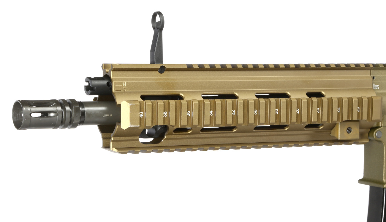 Heckler & Koch HK416 A5 Vollmetall Gas-Blow-Back 6mm BB RAL 8000 grnbraun - Generation 3 Bild 6