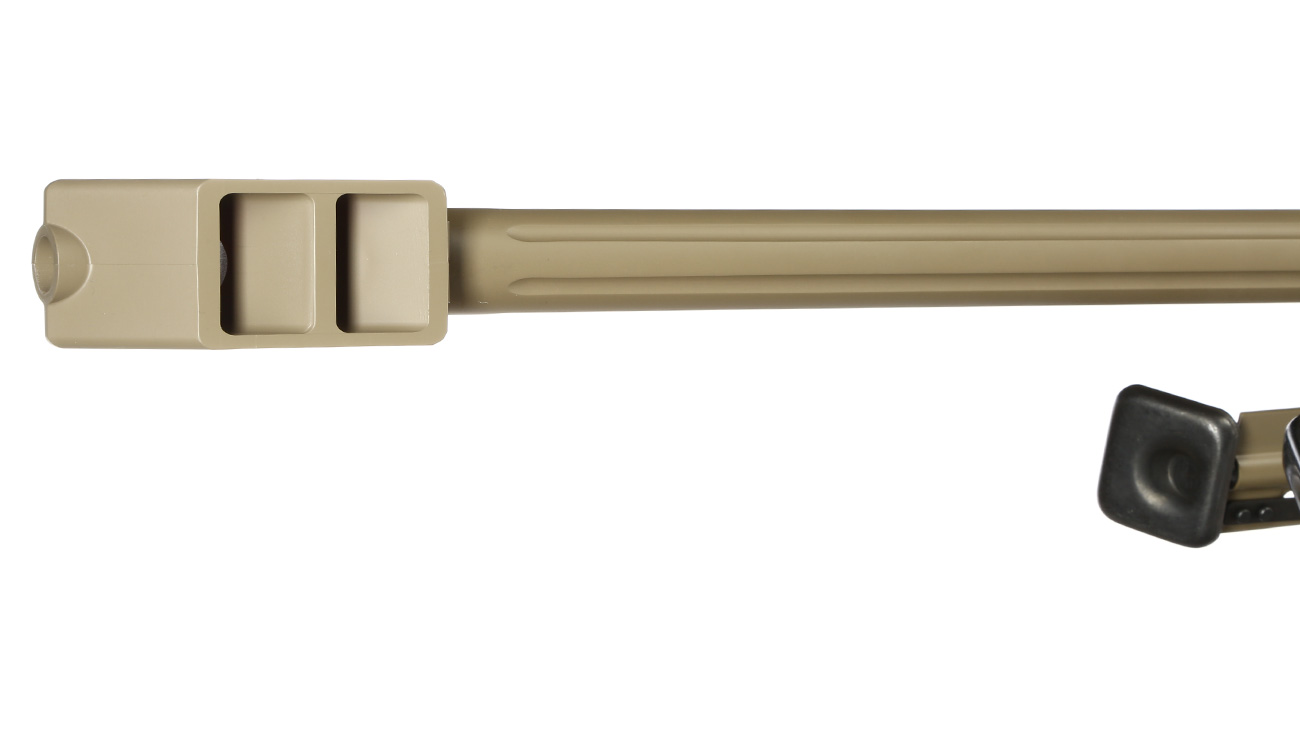 Snow Wolf Barrett M82A1 Vollmetall Bolt-Action Snipergewehr Springer 6mm BB Tan Bild 5