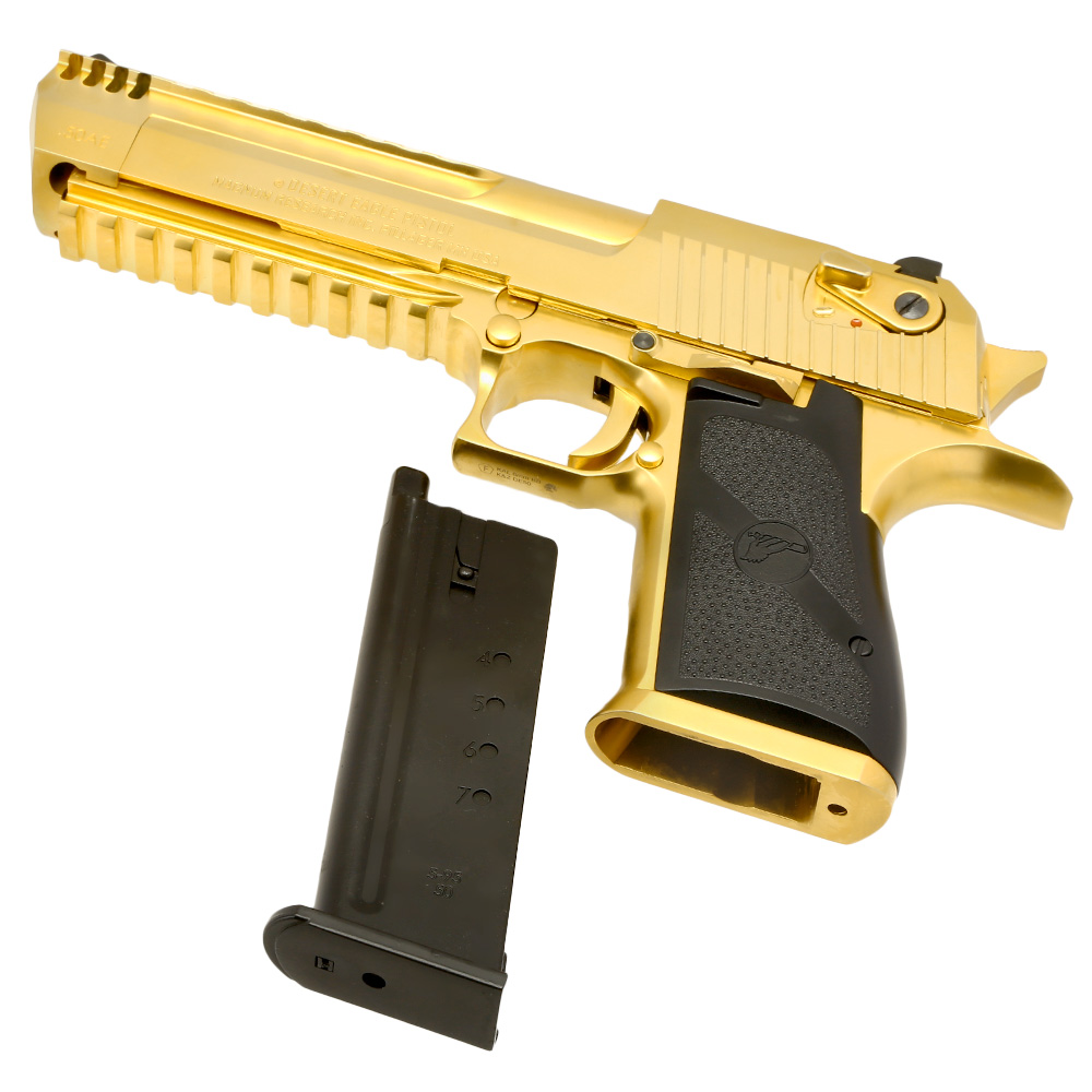 Wei-ETech Desert Eagle L6 .50AE Vollmetall GBB 6mm BB Electroplated Gold Bild 6