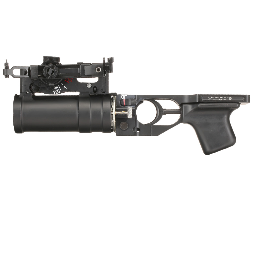 Double Bell GP-25 Kostyor 40mm Granatwerfer f. AK S-AEG / GBB Serie schwarz Bild 1