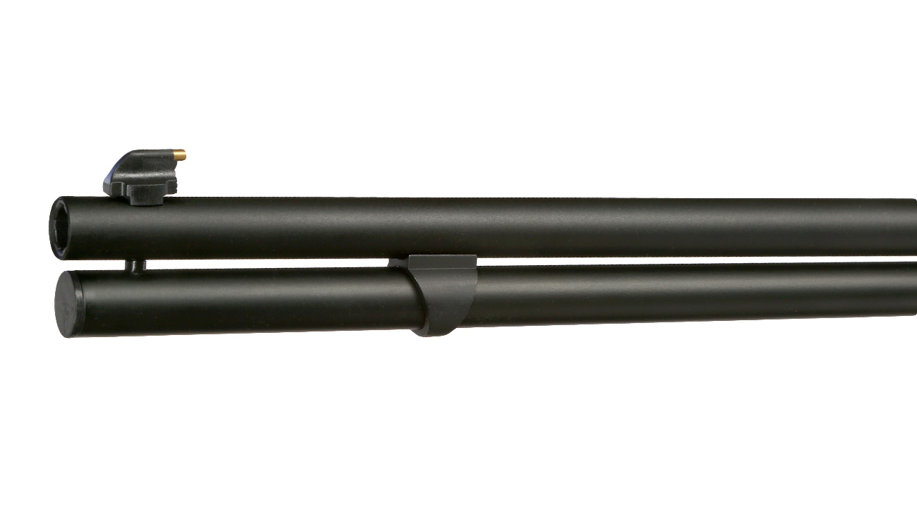 Double Bell M1894 Western Rifle mit Hülsenauswurf Vollmetall CO2 6mm BB schwarz - Echtholz-Version Bild 1