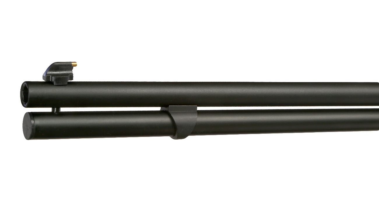 Double Bell M1894 Western Rifle mit Hlsenauswurf Vollmetall CO2 6mm BB schwarz - Echtholz-Version Bild 6