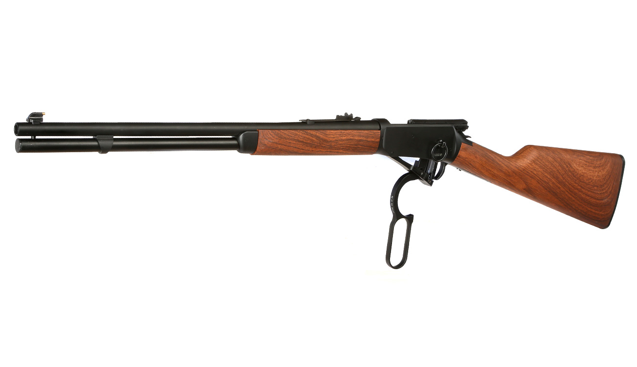 Double Bell M1894 Western Rifle mit Hlsenauswurf Vollmetall CO2 6mm BB schwarz - Holzoptik Bild 8