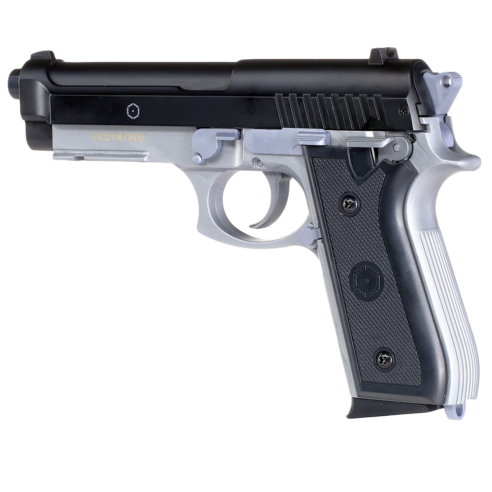 Cybergun PT92 Airsoft Federdruck mit Metallschlitten H.P.A. Fire Line Springer 6mm BB Dual Tone Bild 7