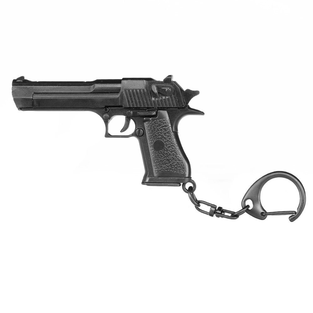 WoSport Schlsselanhnger Israel Eagle Pistole 1:4 Miniaturmodell schwarz Bild 1