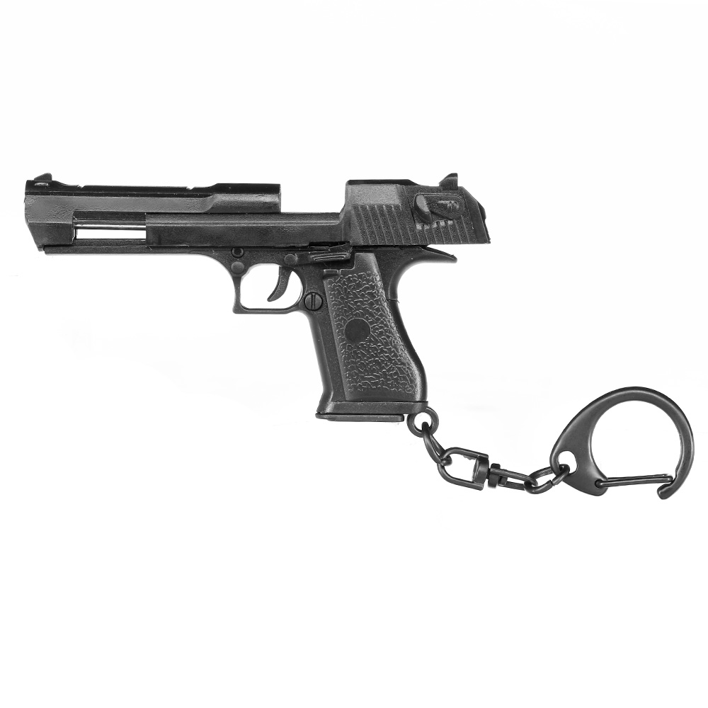 WoSport Schlsselanhnger Israel Eagle Pistole 1:4 Miniaturmodell schwarz Bild 2