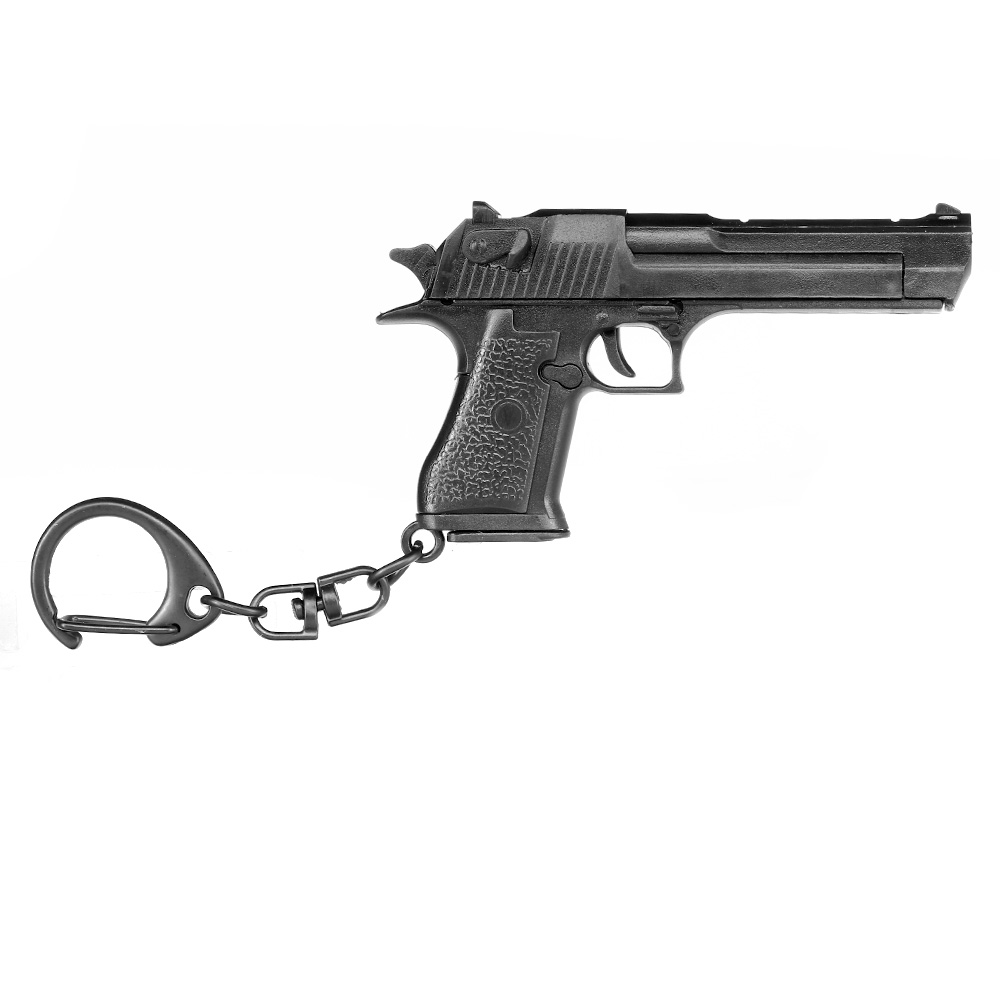 WoSport Schlsselanhnger Israel Eagle Pistole 1:4 Miniaturmodell schwarz Bild 3