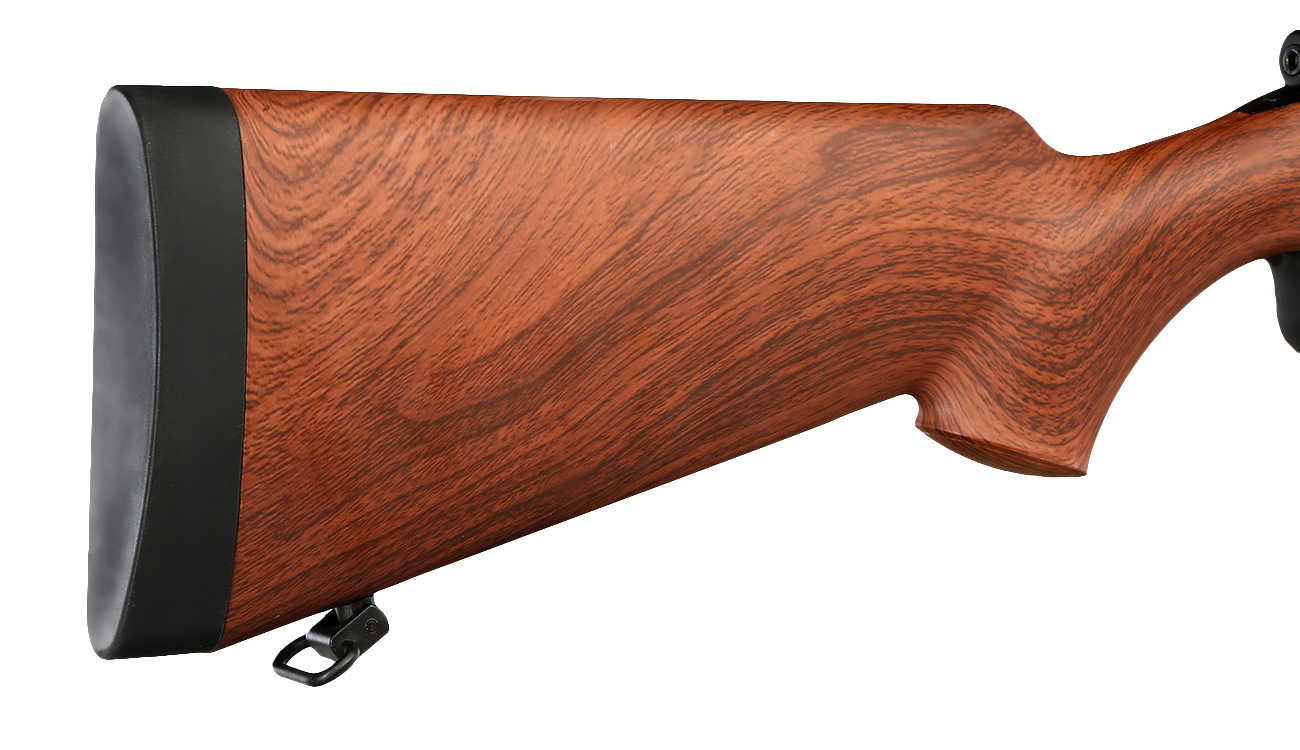Double Bell VSR-10 Bolt Action Snipergewehr Springer 6mm BB schwarz - Holzoptik Bild 1