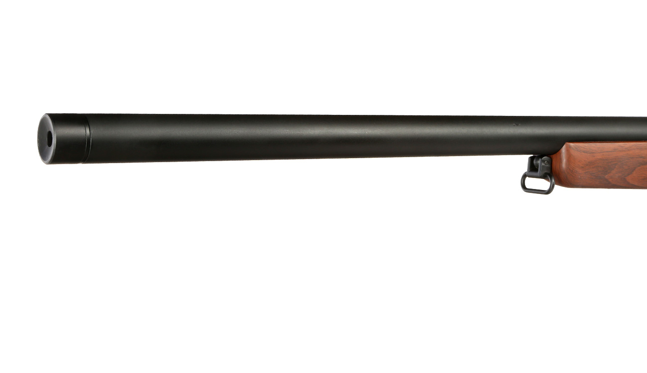 Double Bell VSR-10 Bolt Action Snipergewehr Springer 6mm BB schwarz - Holzoptik Bild 1