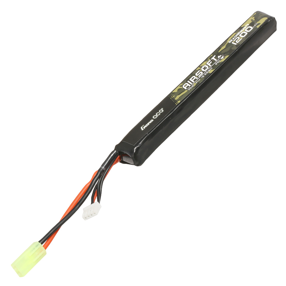 Gens Ace Airsoft LiPo Akku 11,1V 1200mAh 25C / 80C Stick-Type m. Mini-Tam Anschluss Bild 1