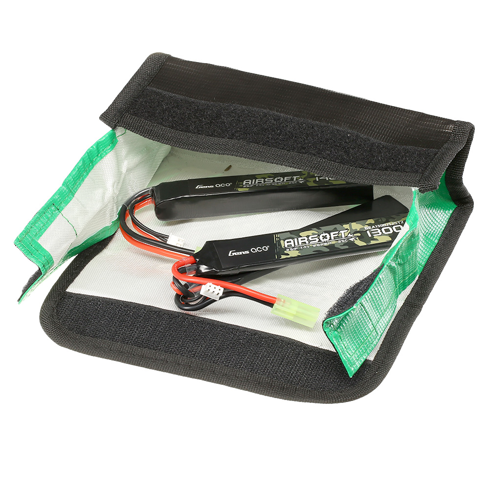 Gens Ace LiPo Safe Bag Sicherheitstasche 180 x 70 x 70 mm schwarz Bild 1