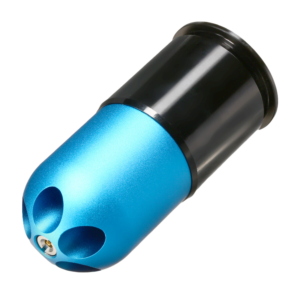 MadBull XM-PB5 Defender 40mm Vollmetall Hlse / Einlegepatrone f. 5 Kal. 43 Rundkugeln blau
