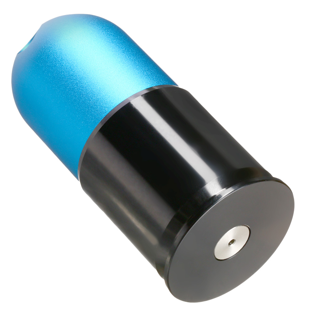 MadBull XM-PB5 Defender 40mm Vollmetall Hlse / Einlegepatrone f. 5 Kal. 43 Rundkugeln blau Bild 2