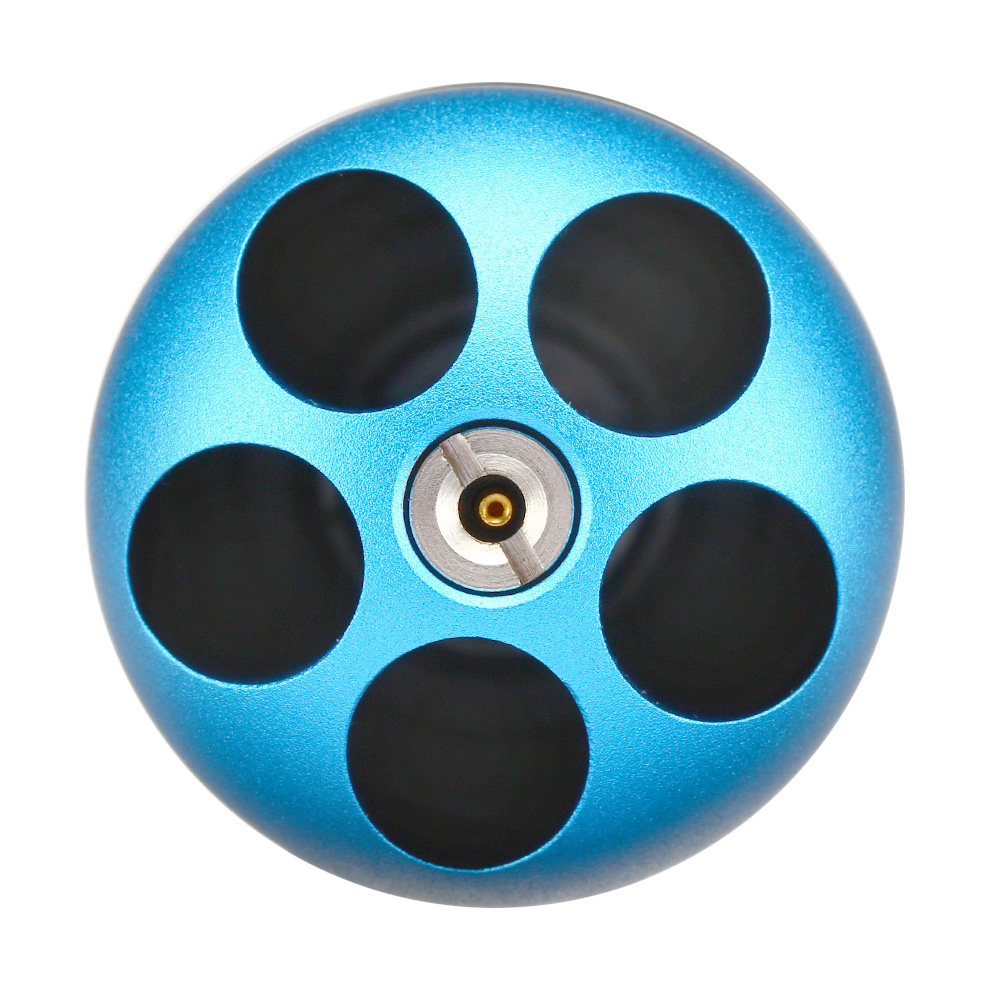 MadBull XM-PB5 Defender 40mm Vollmetall Hlse / Einlegepatrone f. 5 Kal. 43 Rundkugeln blau Bild 3