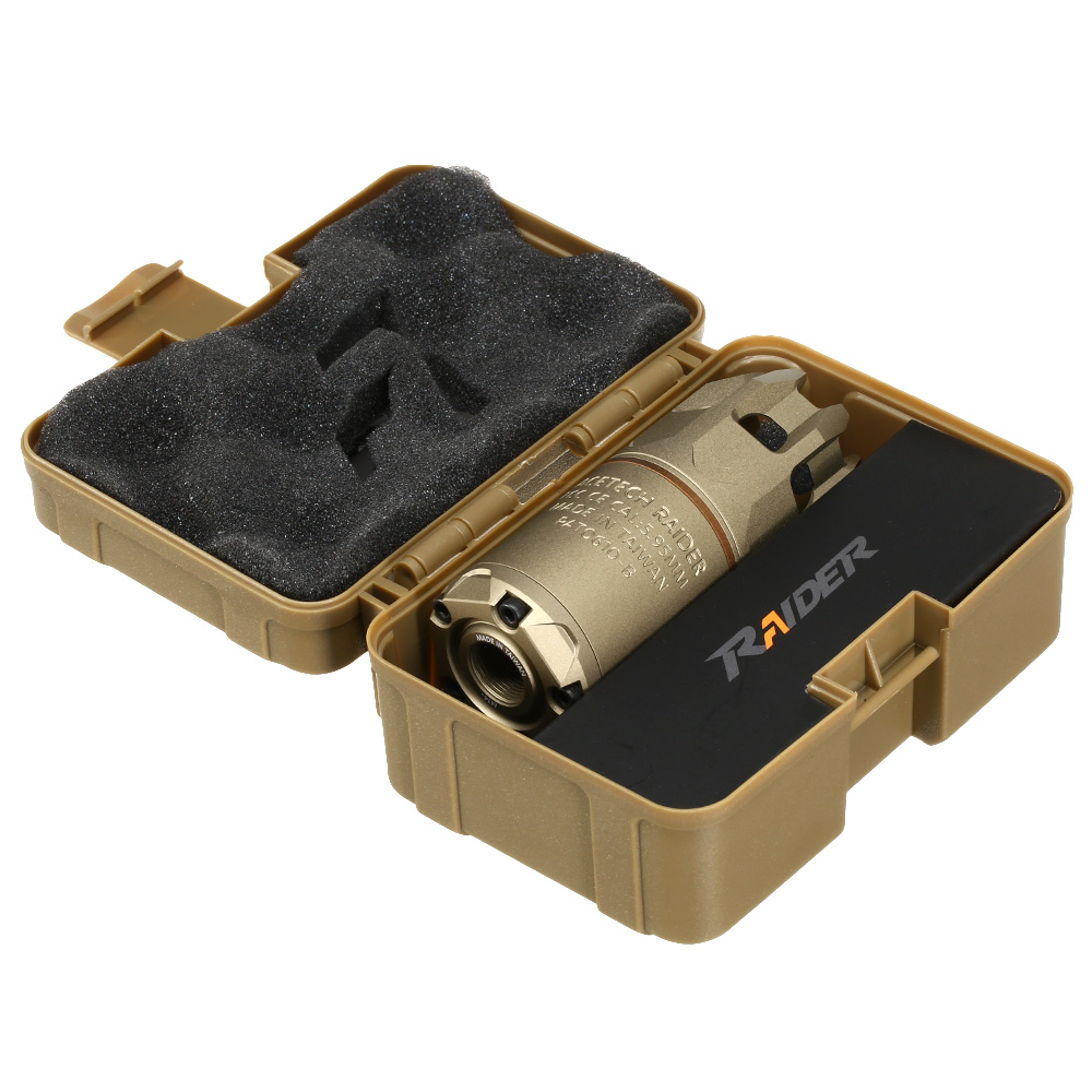 Acetech Raider Tracer Unit mit Bifrost M Multi-Color Flame Effect Flasher Unit inkl. Akku 14mm- tan Bild 8