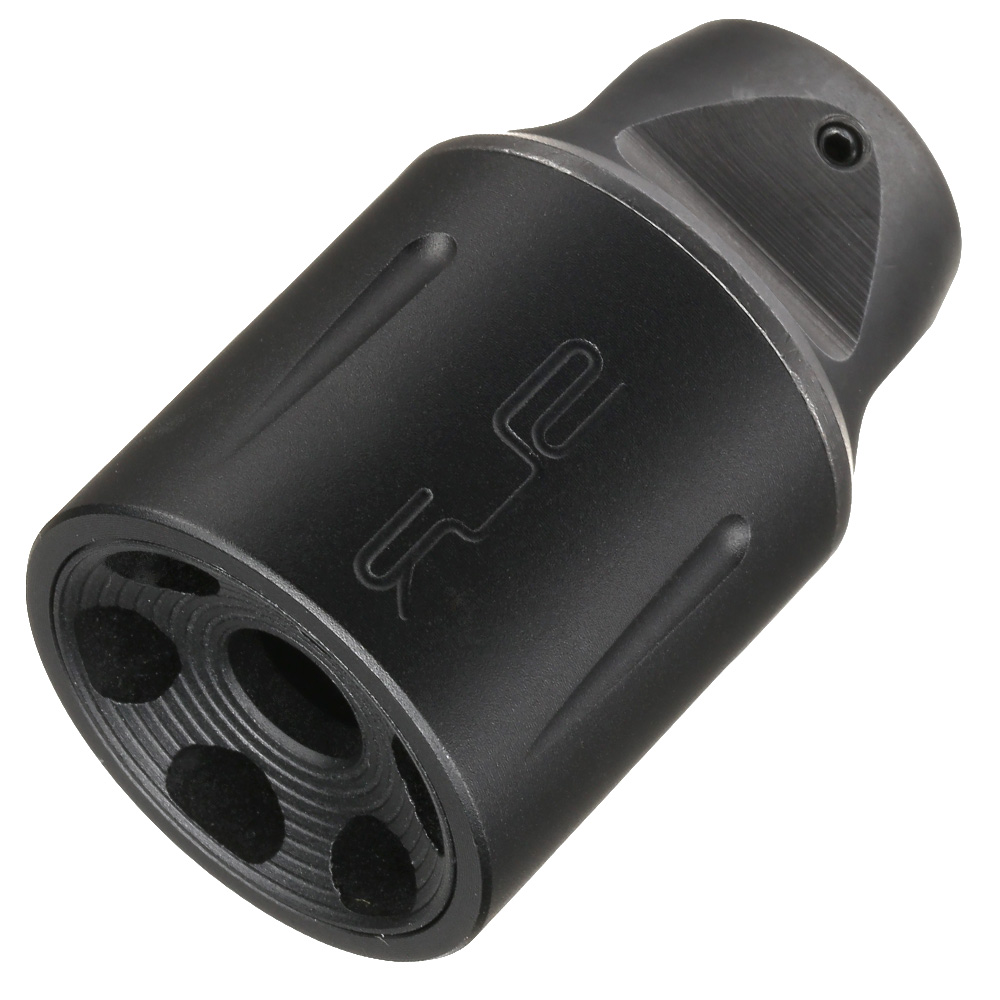 Dytac / SLR Stahl Linear Compensator Flash-Hider schwarz 14mm-