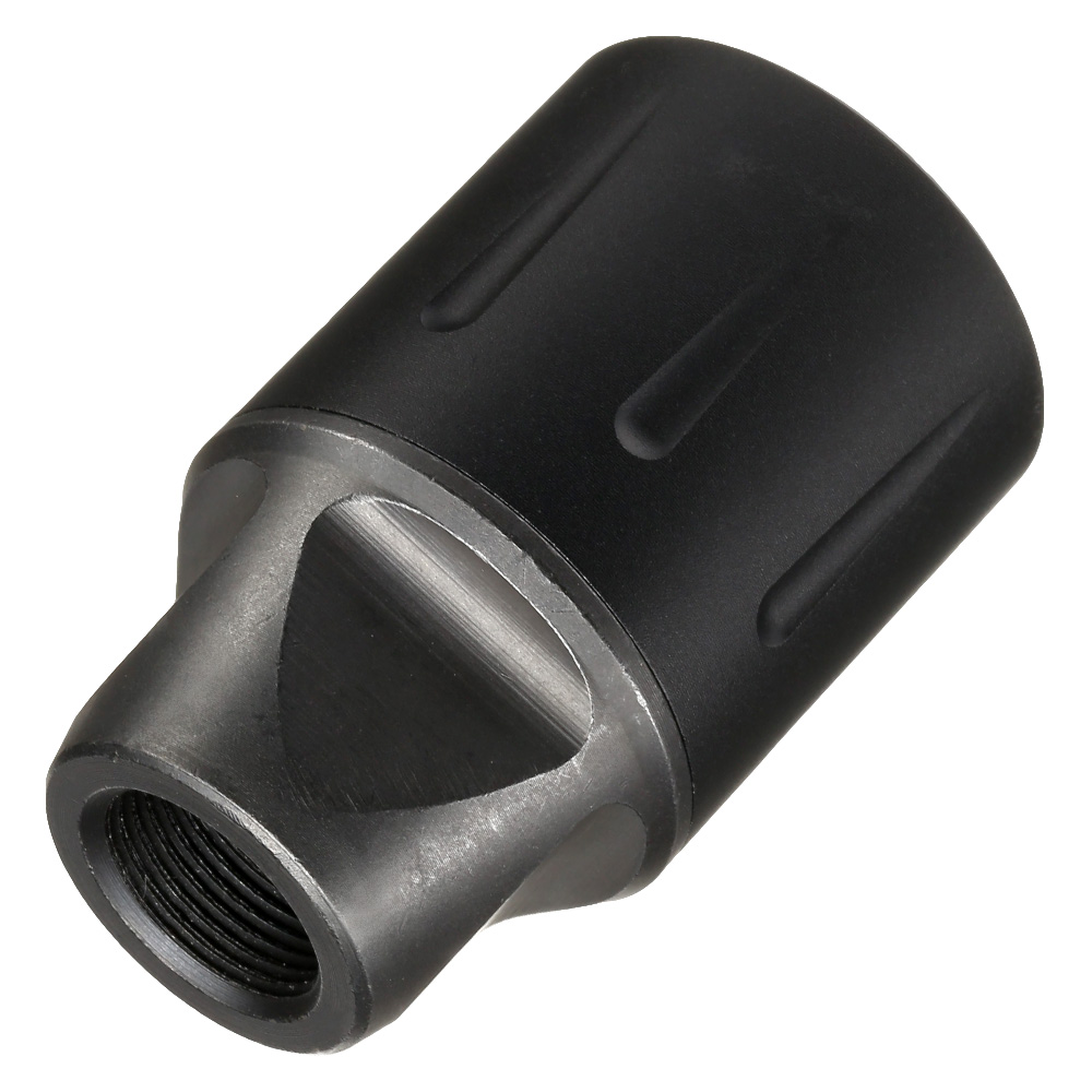 Dytac / SLR Stahl Linear Compensator Flash-Hider schwarz 14mm- Bild 1