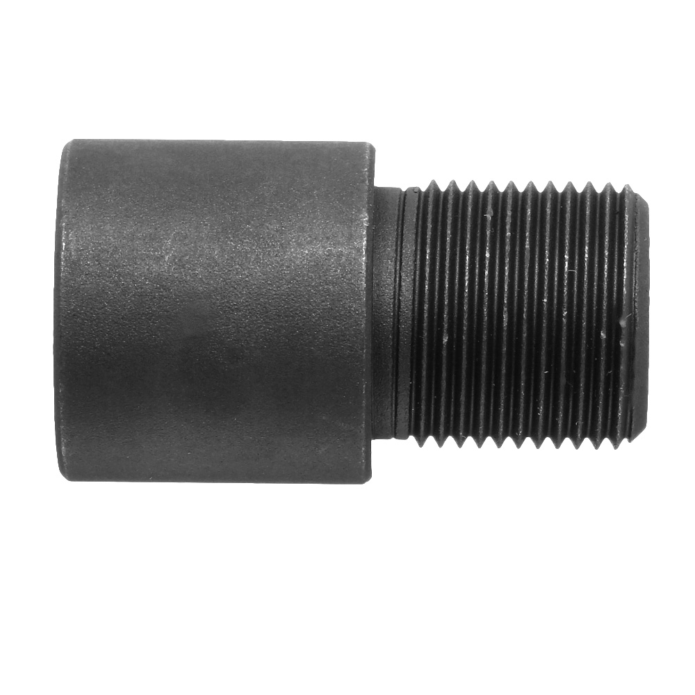 MadBull Stahl Schalldmpferadapter 14mm+ CW auf 14mm- CCW dunkelgrau Bild 2