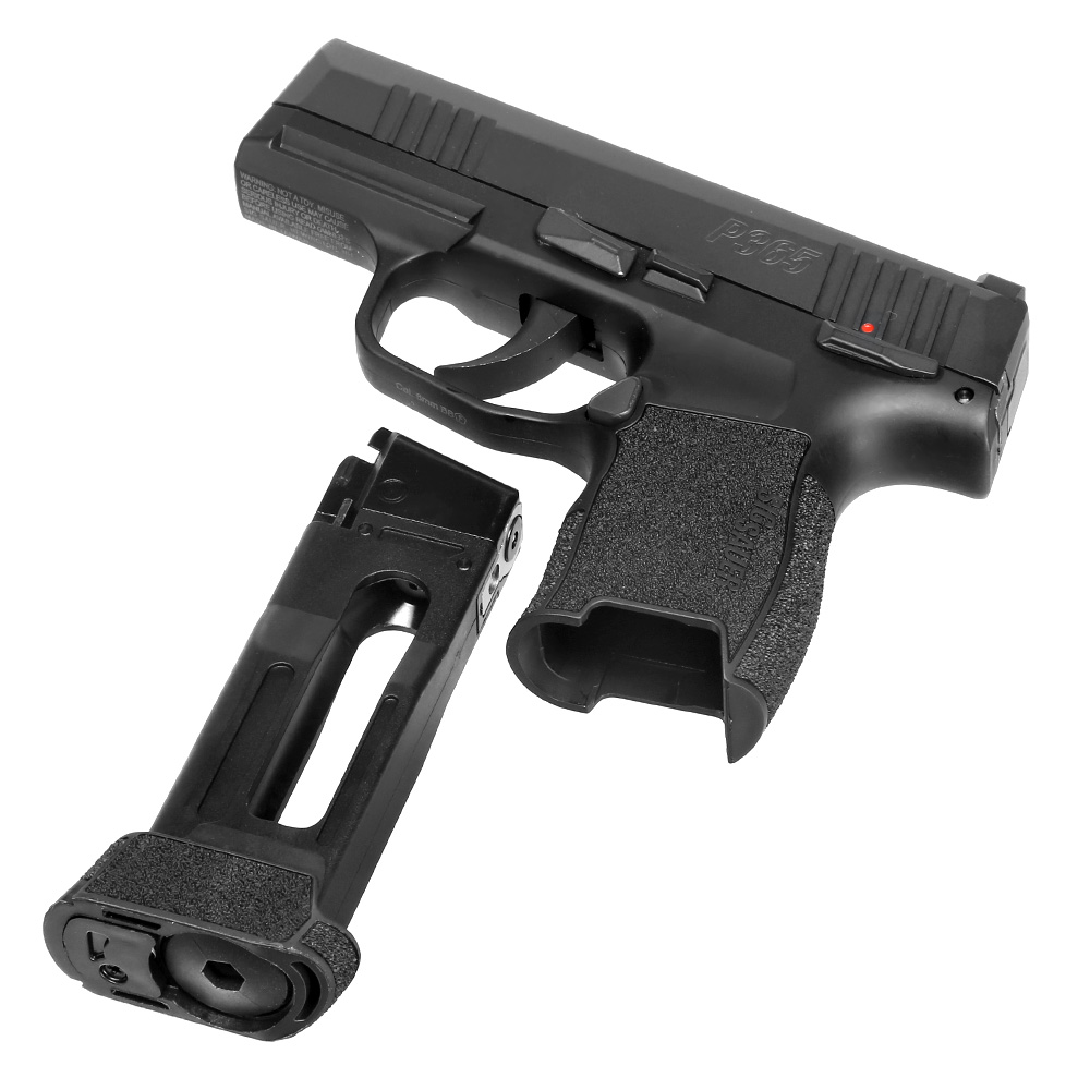 WG Sig Sauer ProForce P365 Airsoft mit Metallschlitten CO2 BlowBack 6mm BB schwarz Bild 6