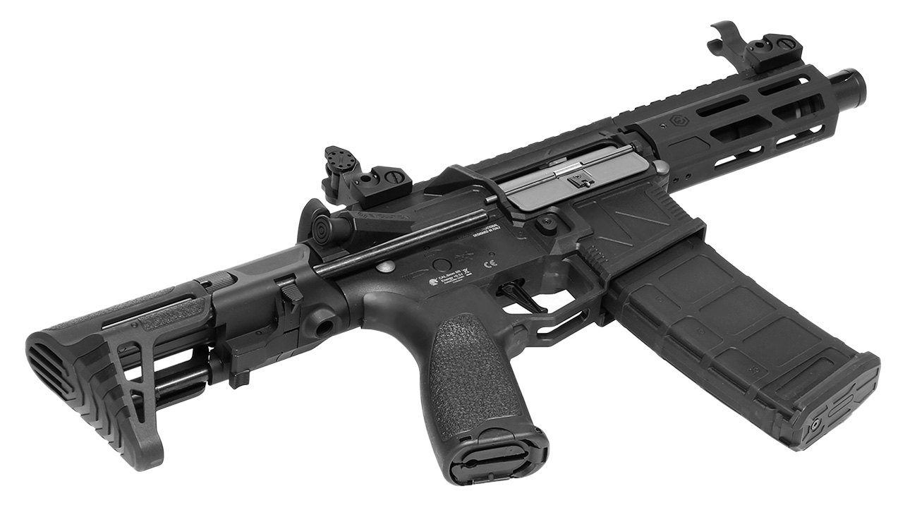 Evolution M4 Ghost XS EMR PDW Carbontech ETS II Mosfet AEG 6mm BB schwarz Bild 4