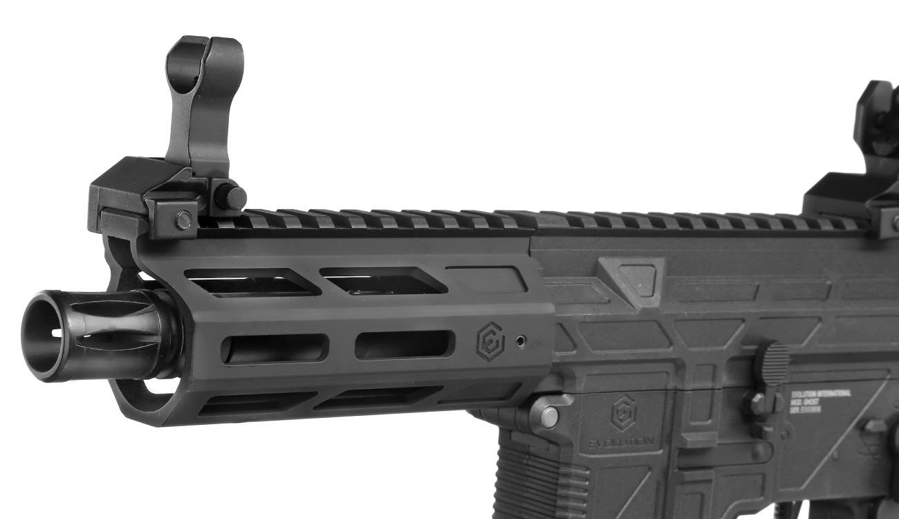 Evolution M4 Ghost XS EMR PDW Carbontech ETS II Mosfet AEG 6mm BB schwarz Bild 6