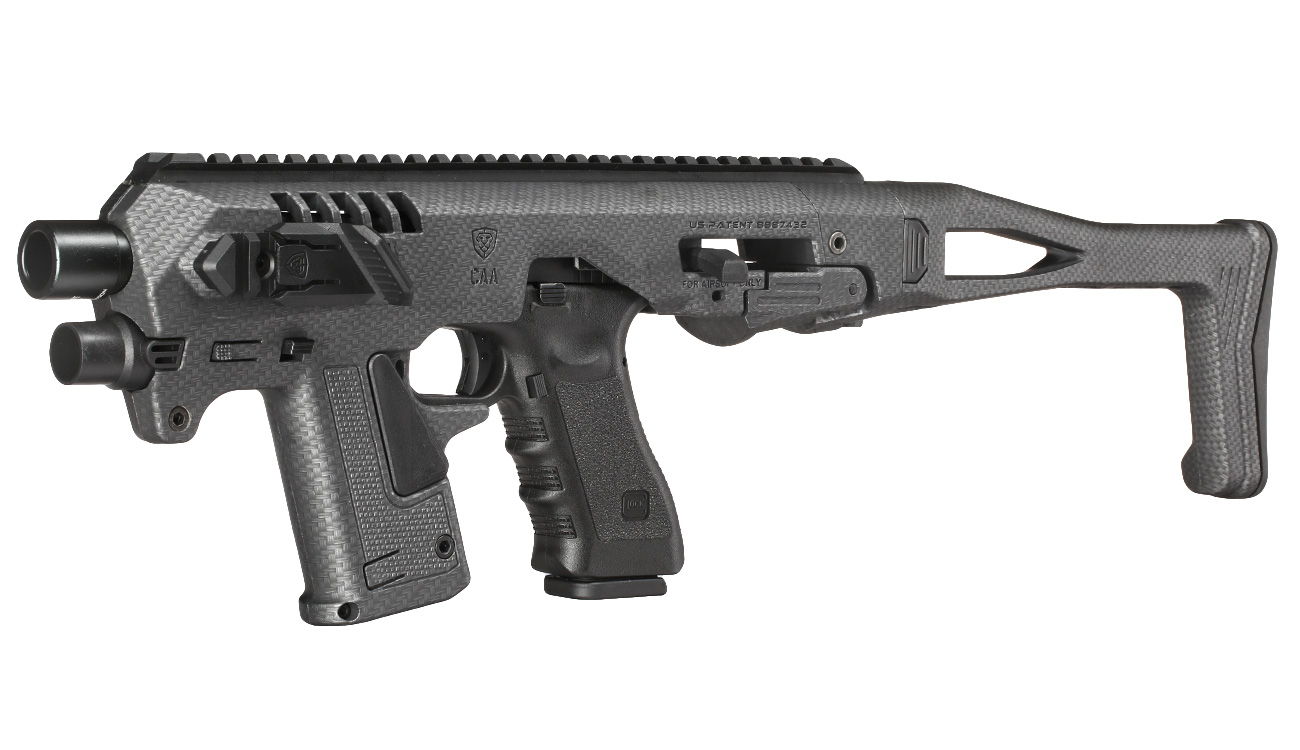 CAA Airsoft Division Micro RONI Conversion Kit f. TM / KSC / VFC / WE G17 / G18C / G22 / G31 Carbon-Design