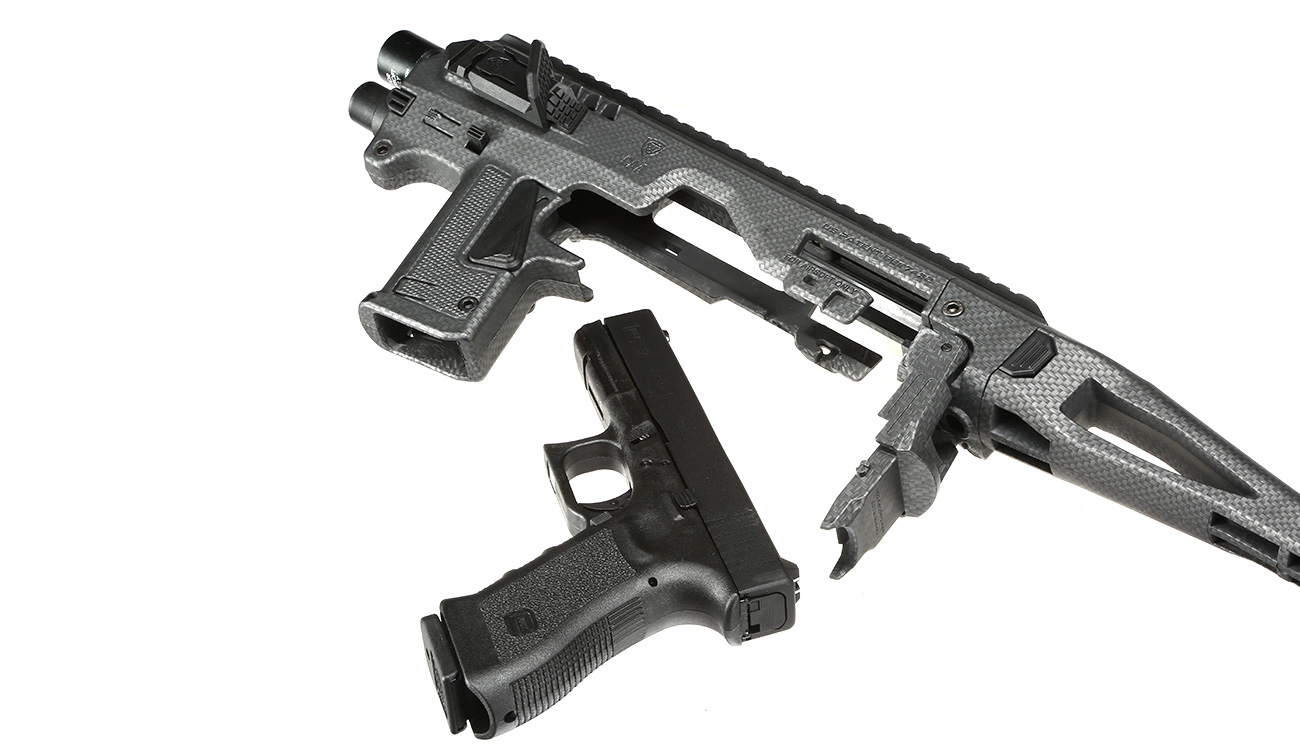 CAA Airsoft Division Micro RONI Conversion Kit f. TM / KSC / VFC / WE G17 / G18C / G22 / G31 Carbon-Design Bild 11