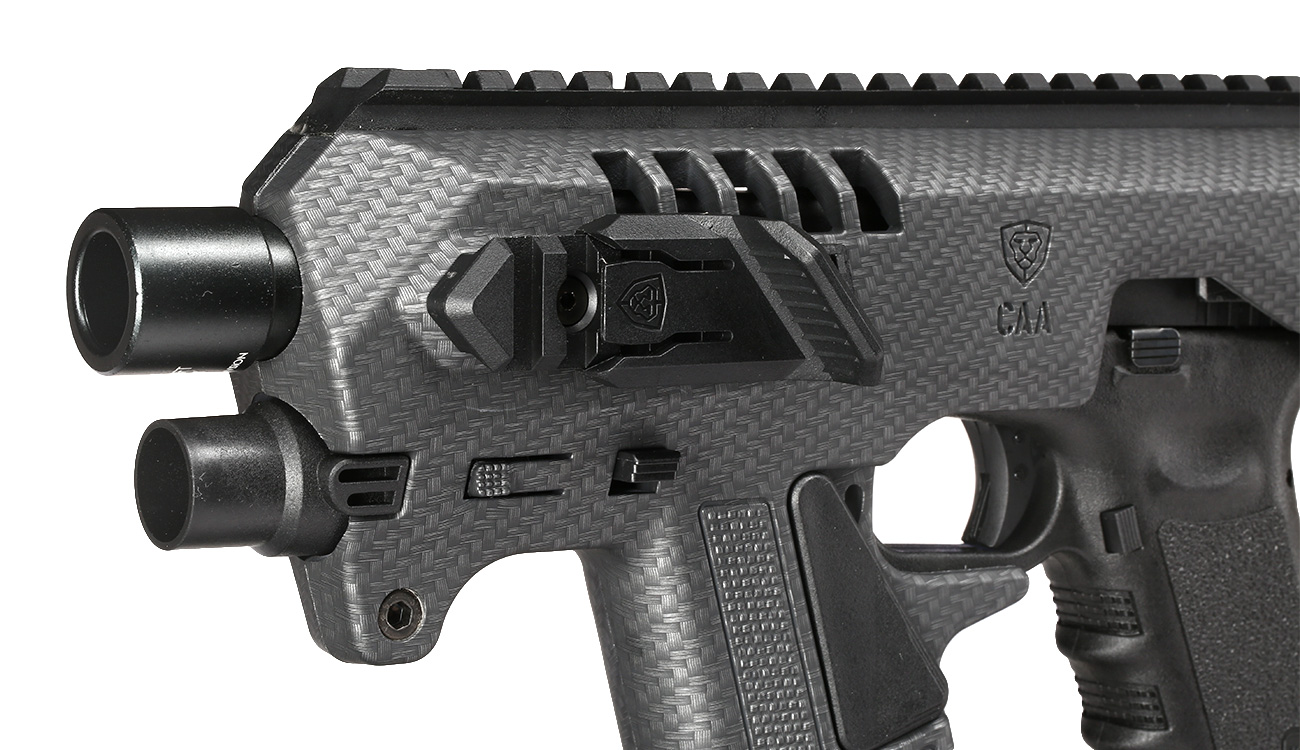 CAA Airsoft Division Micro RONI Conversion Kit f. TM / KSC / VFC / WE G17 / G18C / G22 / G31 Carbon-Design Bild 6