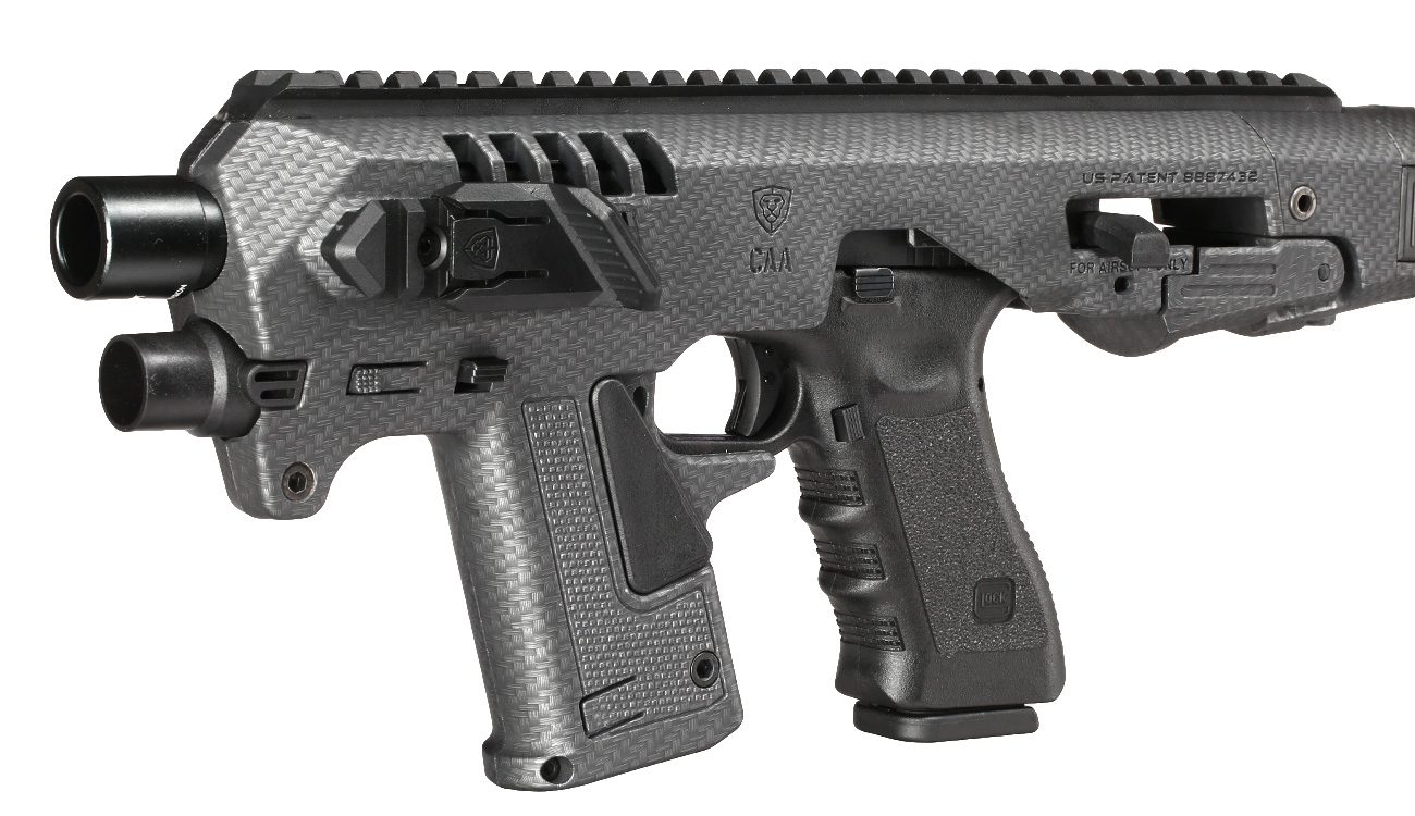 CAA Airsoft Division Micro RONI Conversion Kit f. TM / KSC / VFC / WE G17 / G18C / G22 / G31 Carbon-Design Bild 7