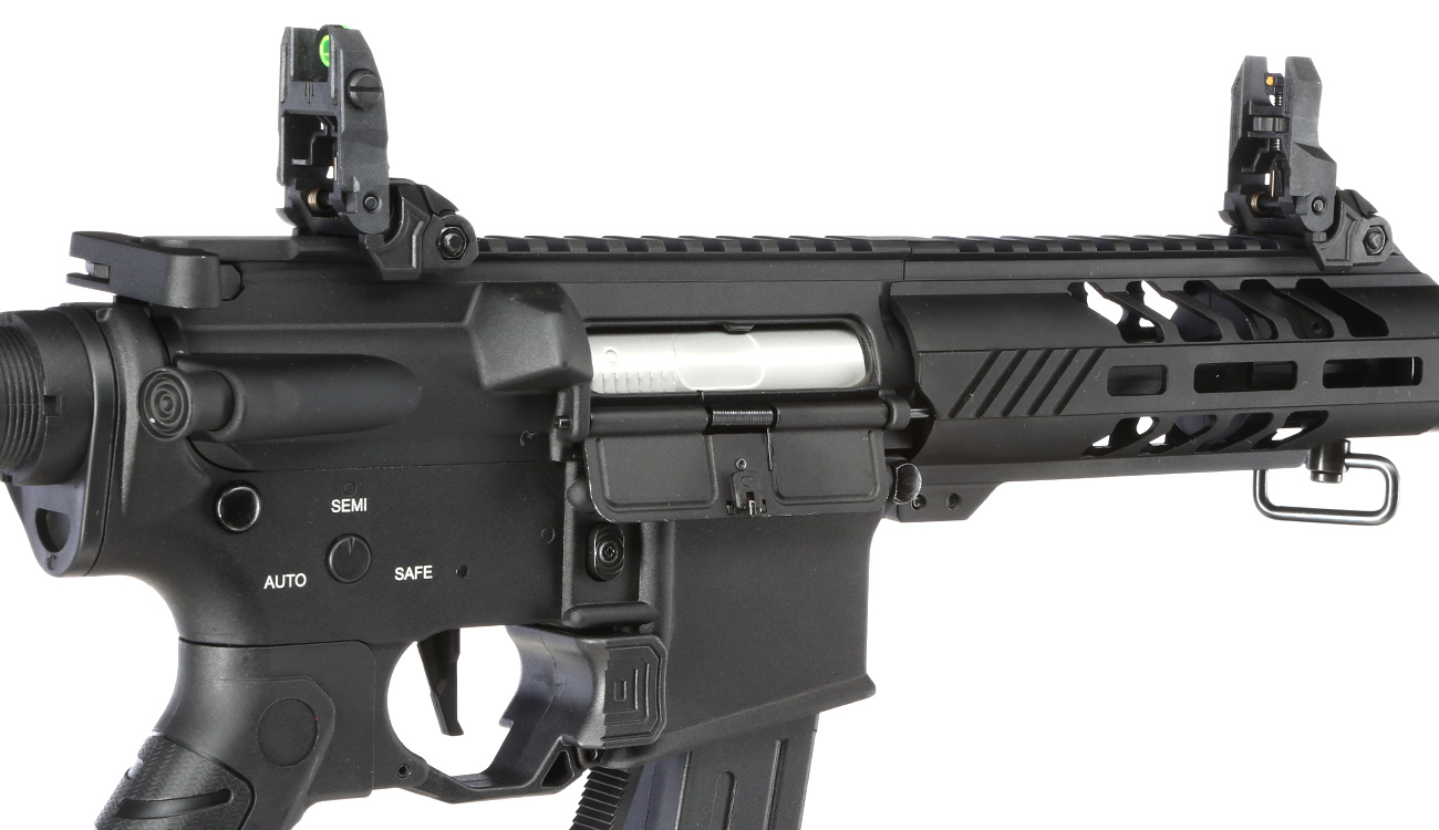 SRC SR4 Hawk-V+ Vollmetall eTrigger Mosfet GEN5 S-AEG 6mm BB schwarz Bild 1