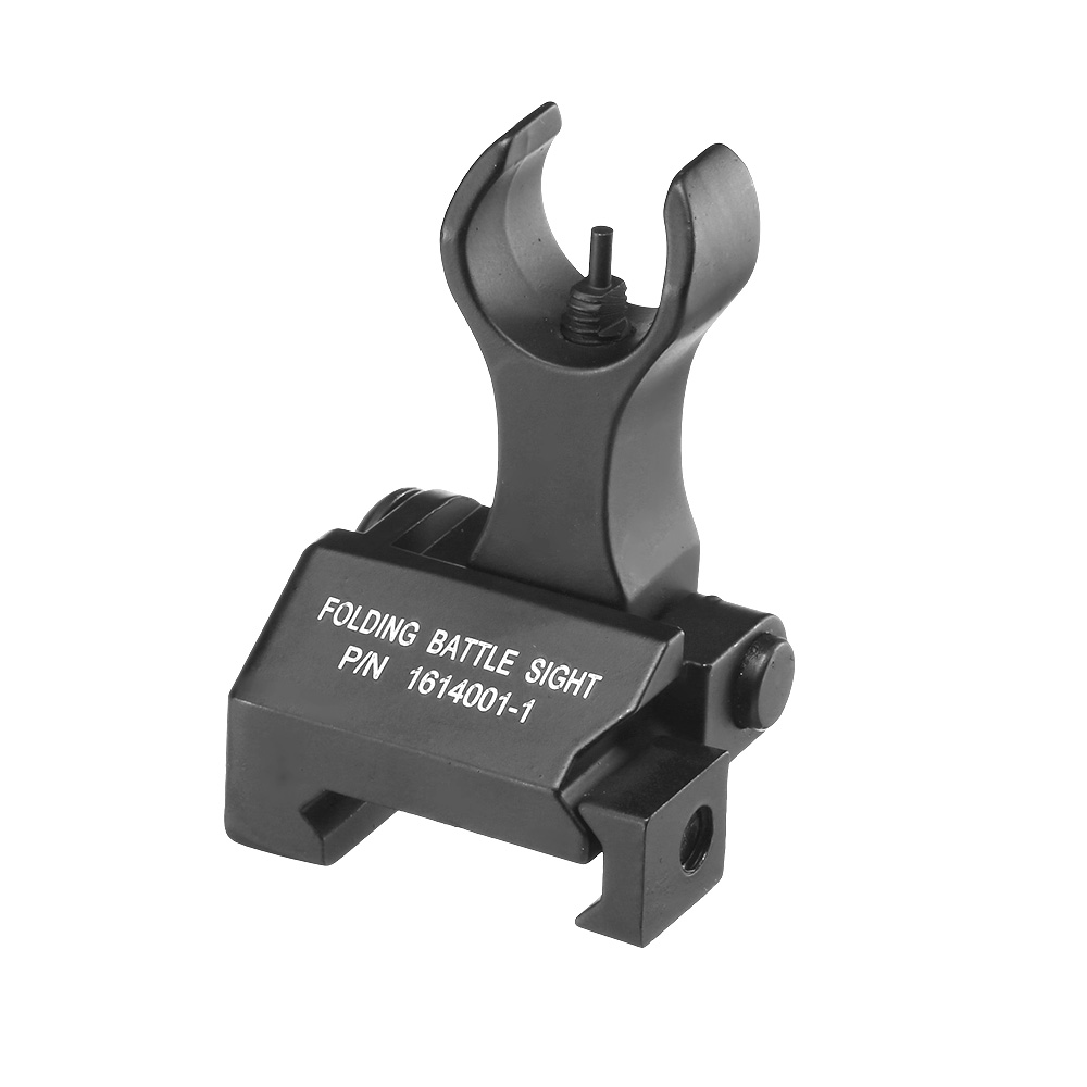 King Arms Folding Battle Sight Set Front / Rear fr 21mm Schienen schwarz Bild 1