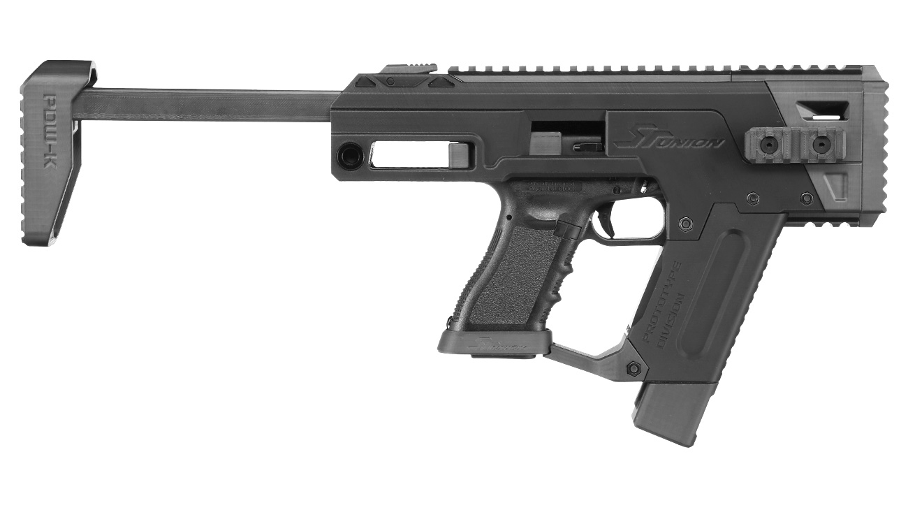 SRU SR-PDW-K Pistol-Carbine Conversion Kit f. VFC Glock 17 Gen. 3 / Gen. 4 schwarz Bild 2