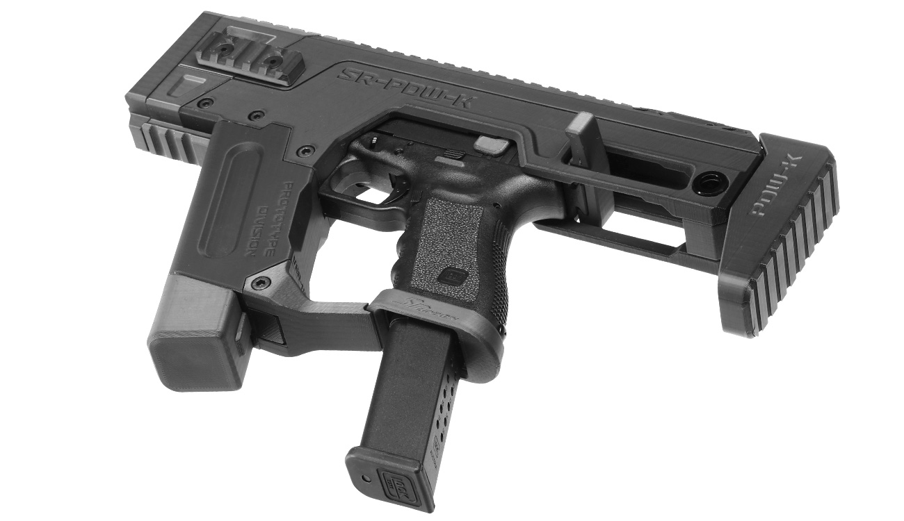 SRU SR-PDW-K Pistol-Carbine Conversion Kit f. VFC Glock 17 Gen. 3 / Gen. 4 schwarz Bild 4