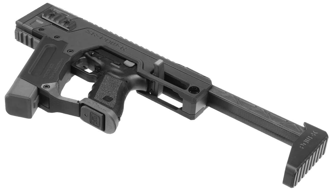 SRU SR-PDW-K Pistol-Carbine Conversion Kit f. VFC Glock 17 Gen. 3 / Gen. 4 schwarz Bild 5